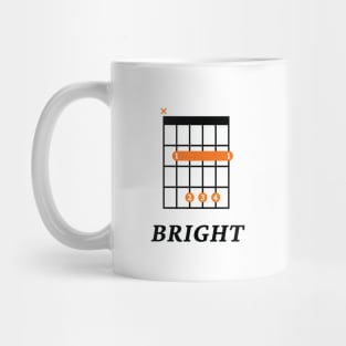 B Bright B Guitar Chord Tab Light Theme Mug